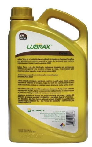 LUBRAX TECNO 10W-40, 4LT
