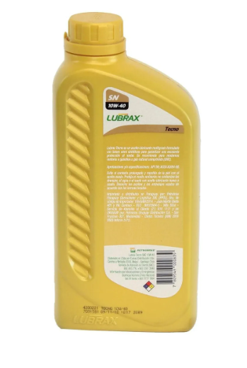 LUBRAX TECNO 10W-40, 1LT