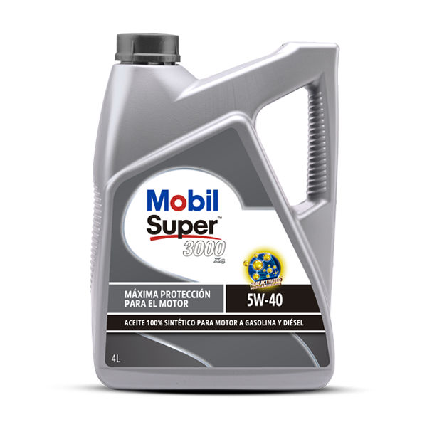 MOBIL SUPER 3000 X2 5W-40, 4LT