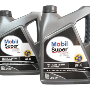 Aceite Mobil Super 3000 5W30, 8 L, Sintético