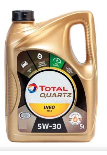 Aceite Total Ineo MC3 5W30, 5 L Sintético
