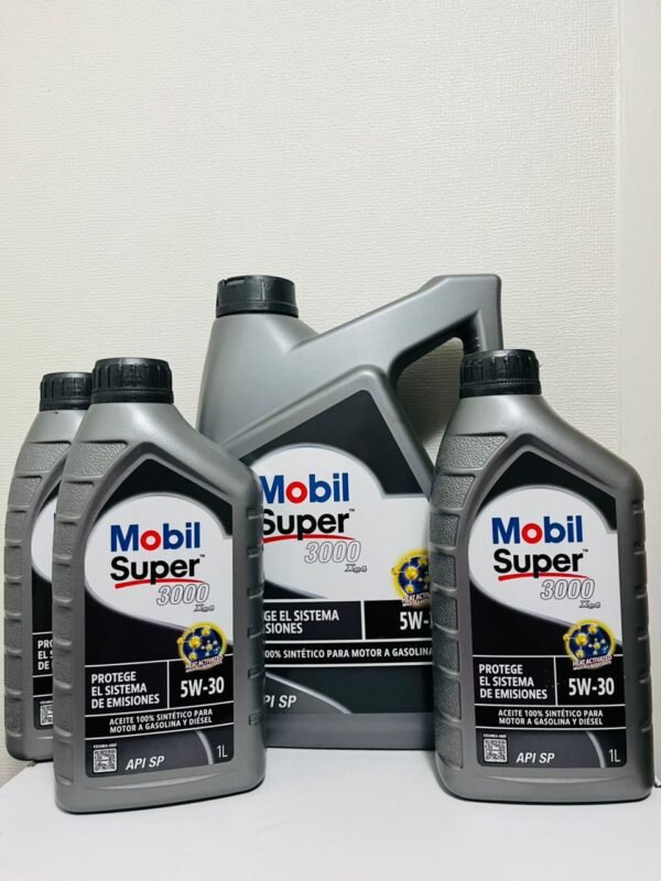 Aceite Mobil Super 3000 5W30, 7 Litros Sintético