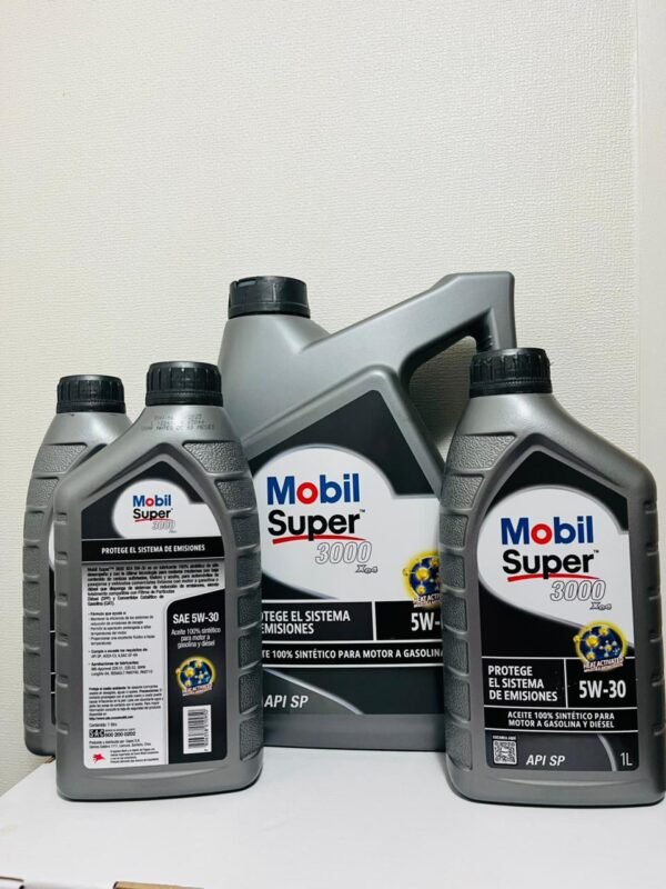 Aceite Mobil Super 3000 5W30, 7 Litros Sintético