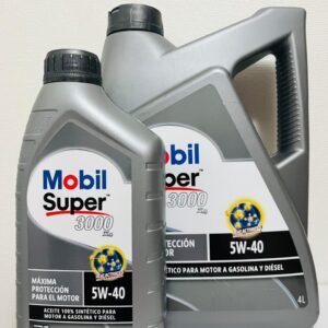 Aceite Mobil Super 3000 5W40, 5 Litros Sintético