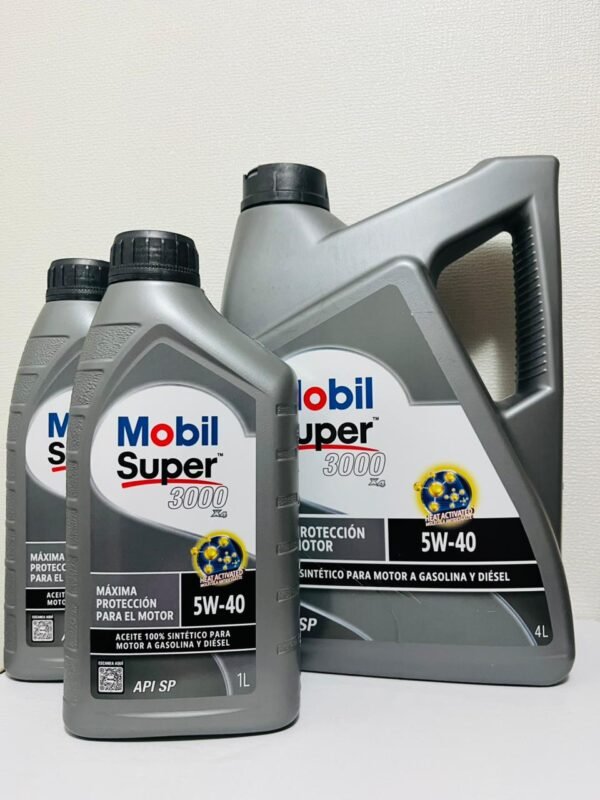 Aceite Mobil Super 3000 5W40, 6 Litros Sintético