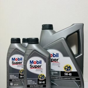 Aceite Mobil Super 3000 5W40, 7 Litros Sintético