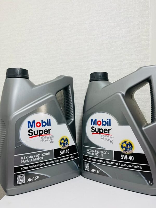 MOBIL5W40DEL8LITROS Aceite Mobil Super 3000 5W40, 8 Litros Sintético