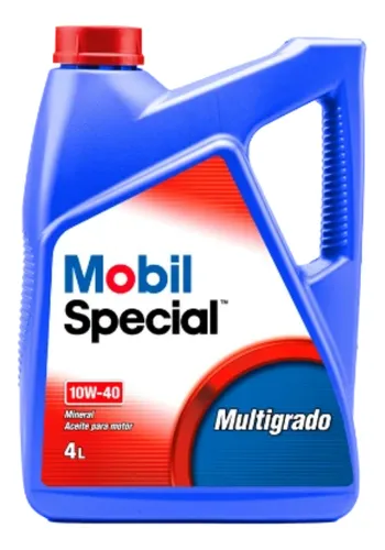 Aceite Mobil Special 10W40 Multigrado, 4 Litros
