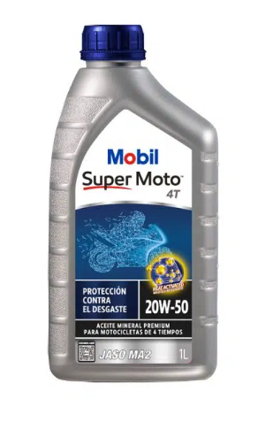 Mobil Super 4T 20W50, 1 L Para Moto